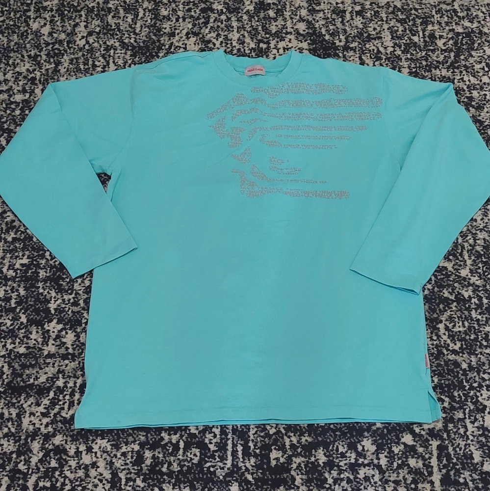 Versace Mens Long Sleeve Classic  V2 Shirt - Pre-loved -Vintage